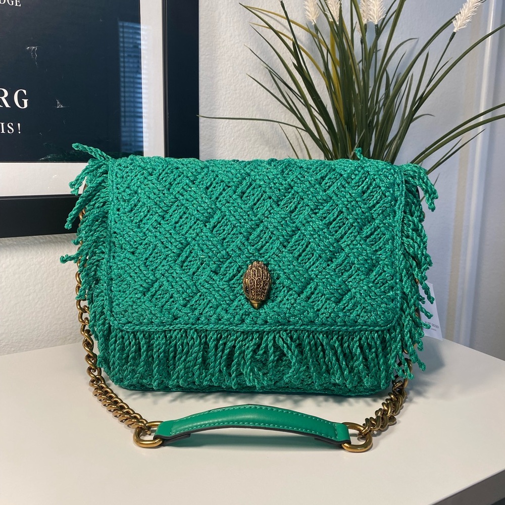 NWT‎ Kurt Geiger Crochet Kensington Shoulder Bag - Picture 11 of 11